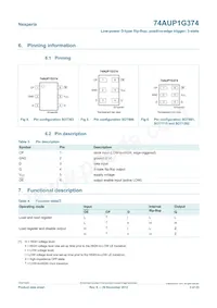 74AUP1G374GN Datasheet Page 3