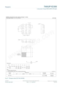 74AUP1G386GF Datasheet Page 15