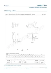 74AUP1G38GN Datasheet Page 10