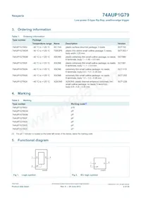 74AUP1G79GN Datasheet Page 2