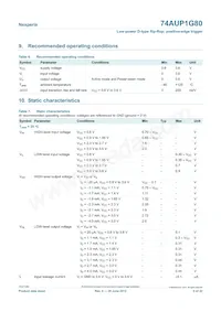 74AUP1G80GS Datasheet Page 5