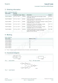 74AUP1G86GN Datasheet Page 2