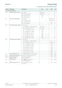 74AUP1G86GN Datasheet Page 6