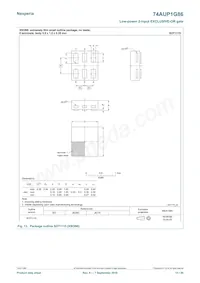 74AUP1G86GN Datasheet Page 15