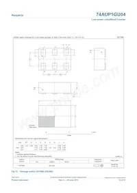 74AUP1GU04GN Datasheet Page 13