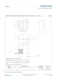 74AUP1GU04GN Datasheet Pagina 14