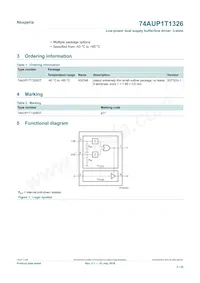 74AUP1T1326GT Datasheet Page 2