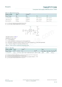 74AUP1T1326GT Datasheet Page 20