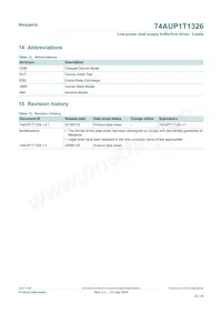 74AUP1T1326GT Datasheet Pagina 22