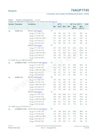 74AUP1T45GM Datasheet Page 12