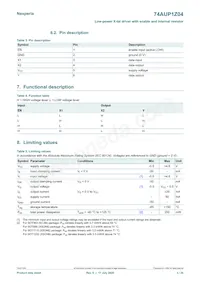74AUP1Z04GN Datasheet Page 3