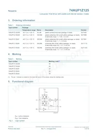 74AUP1Z125GN Datasheet Page 2
