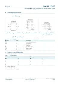 74AUP1Z125GN Datasheet Page 3