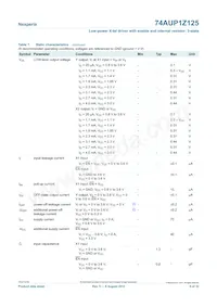 74AUP1Z125GN Datasheet Page 6