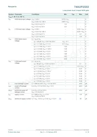 74AUP2G02GD Datasheet Page 6