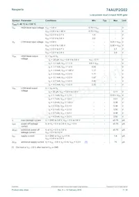 74AUP2G02GD Datasheet Page 7