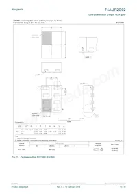 74AUP2G02GD Datasheet Page 13