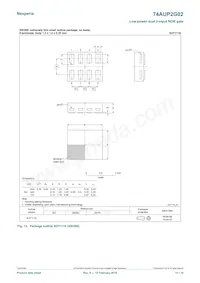 74AUP2G02GD Datasheet Page 15