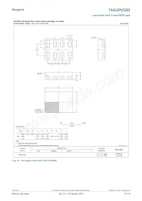 74AUP2G02GD Datasheet Page 16