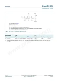 74AUP2G04GN Datasheet Page 10