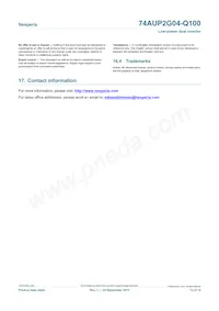 74AUP2G04GW-Q100H Datasheet Page 13