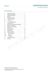 74AUP2G04GW-Q100H Datasheet Pagina 14