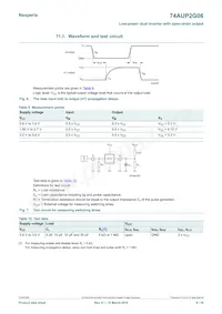 74AUP2G06GN Datasheet Page 8