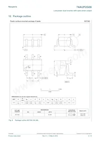 74AUP2G06GN Datasheet Page 9