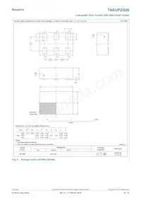 74AUP2G06GN Datasheet Page 10