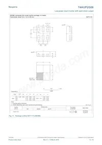 74AUP2G06GN Datasheet Page 12