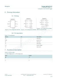 74AUP2G17GN Datasheet Page 3