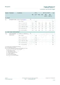 74AUP2G17GN Datasheet Page 9