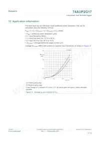 74AUP2G17GN數據表 頁面 13