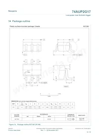 74AUP2G17GN數據表 頁面 14