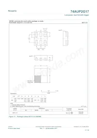 74AUP2G17GN Datasheet Page 17