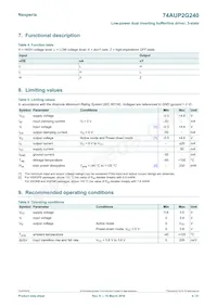 74AUP2G240GD Datasheet Page 4