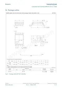 74AUP2G240GD Datasheet Page 13