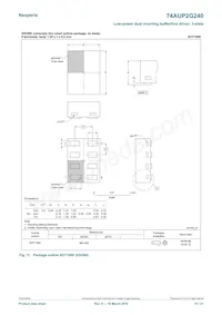 74AUP2G240GD Datasheet Page 15