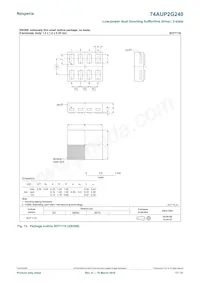 74AUP2G240GD Datasheet Page 17