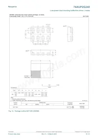 74AUP2G240GD Datasheet Page 18