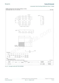 74AUP2G240GD數據表 頁面 18