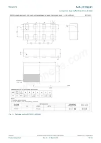 74AUP2G241GD Datasheet Page 16