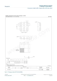 74AUP2G3407GSH Datasheet Pagina 15