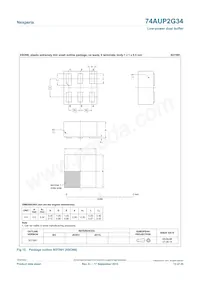 74AUP2G34GN Datasheet Page 13