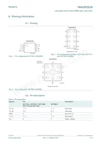 74AUP2G38GD Datasheet Page 3
