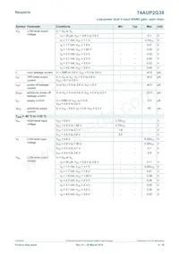 74AUP2G38GD Datasheet Page 6