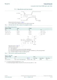 74AUP2G38GD Datasheet Page 9