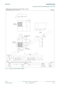74AUP2G38GD Datasheet Page 13