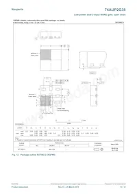 74AUP2G38GD數據表 頁面 13