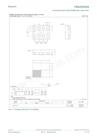 74AUP2G38GD Datasheet Page 14